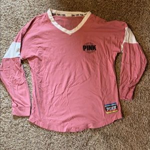 Pink long sleeve tee